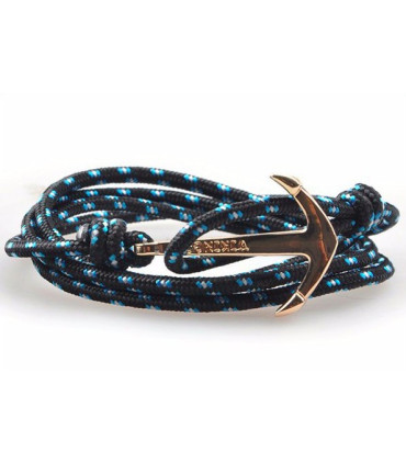 Gold plated anchor bracelet