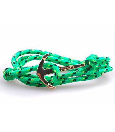 Gold plated anchor bracelet