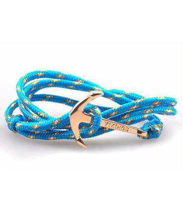 Gold plated anchor bracelet