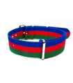 NATO watch strap Blue/Red/Green