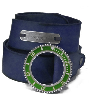Speedometer Official Blue leather Belt