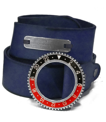 Speedometer Official Blue leather Belt