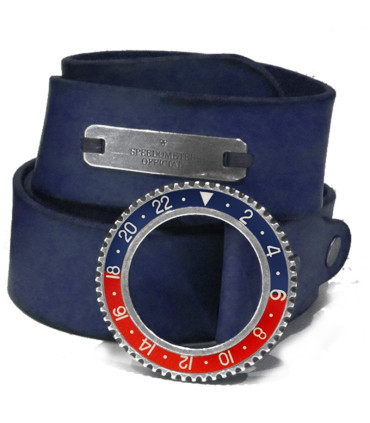 Speedometer Official Blue leather Belt