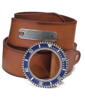 Speedometer Official Cognac Leather Belt 