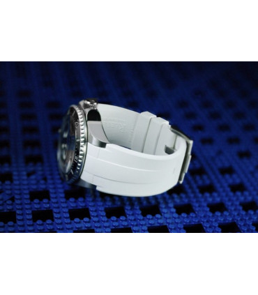Rubber B strap White M207 