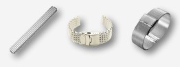 Metal watch bracelets