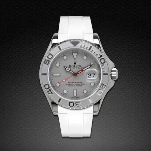 RubberB M103 White Strap - detail