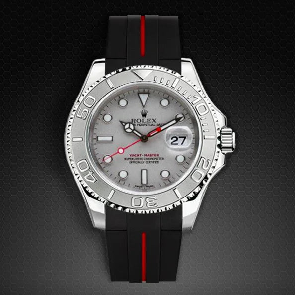 RubberB M103 Black/red Strap - view 4