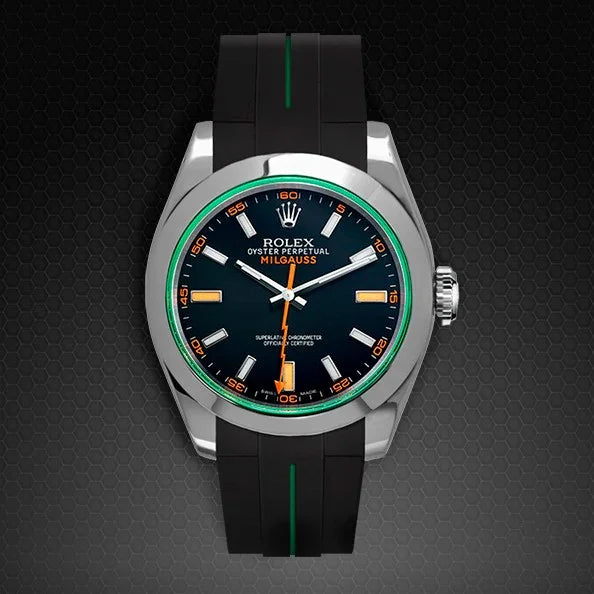 RubberB M103CD Black/Green Strap - view 5