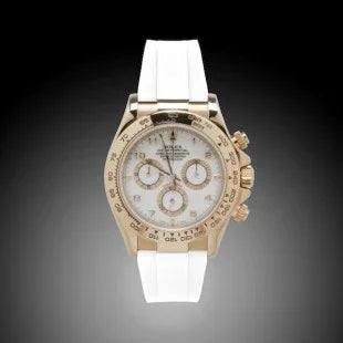 RubberB M101 White Strap - detail