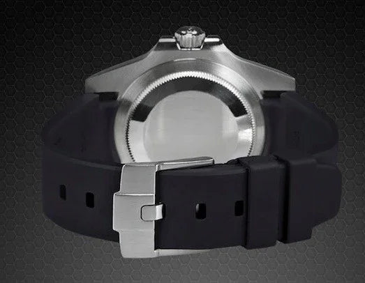 RubberB M106CD Black with buckle Strap - view 4