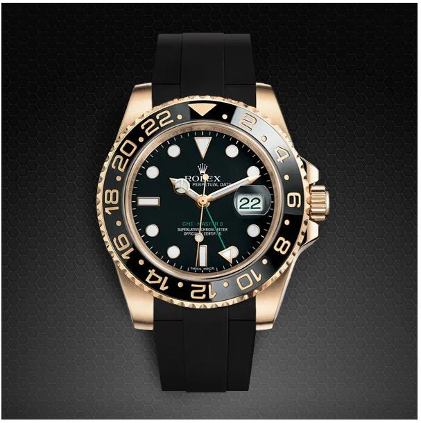 RubberB M106CD Black with buckle Strap - view 7