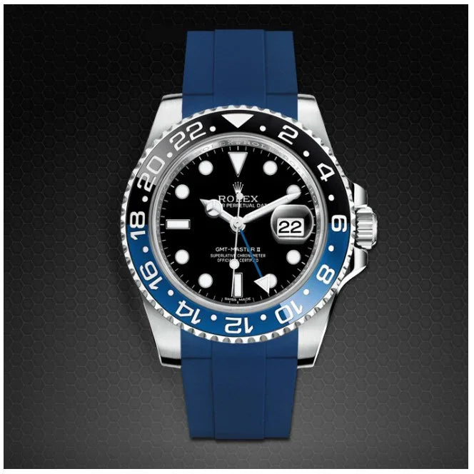 RubberB M106CD Blue with buckle Strap - view 3