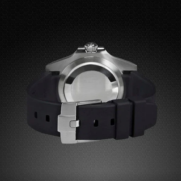 RubberB M106 Black with buckle Strap - view 3