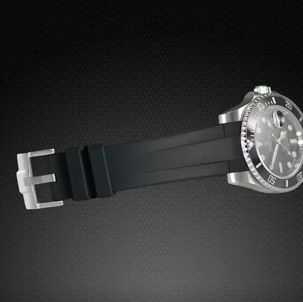 RubberB M106 Black with buckle Strap - view 5