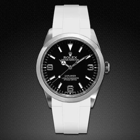 RubberB M106 White with buckle Strap - view 6