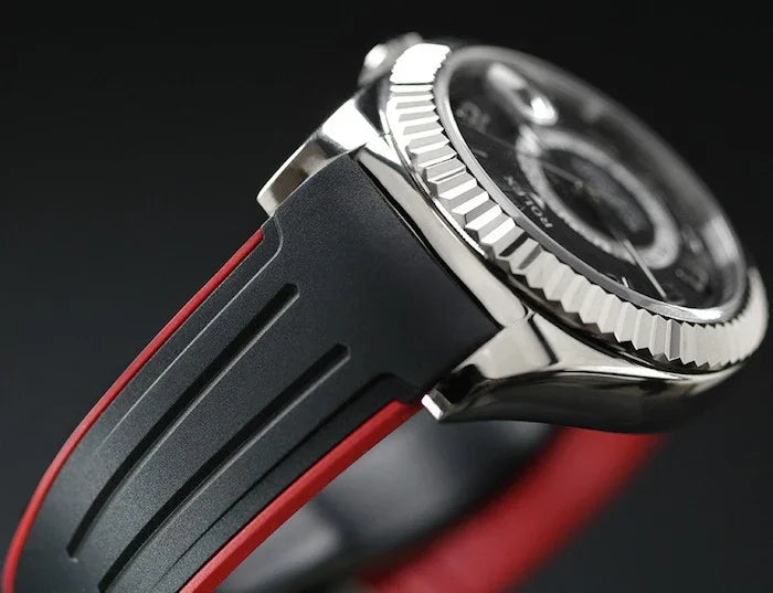 RubberB M110 Black/Red Strap - view 5
