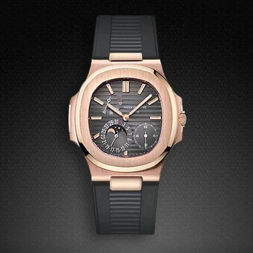 RubberB for Patek Philippe Nautilus - Grey PK77 Strap - view 5