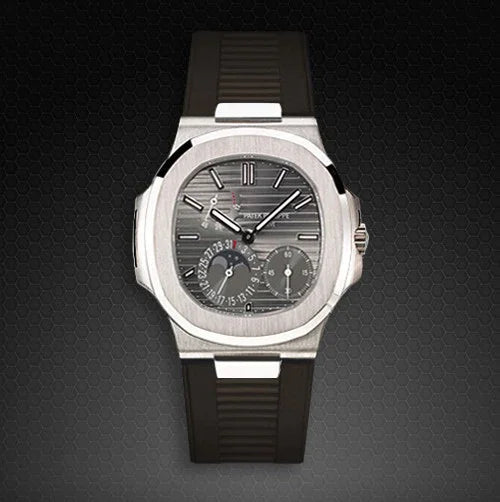 RubberB for Patek Philippe Nautilus - Espresso PK77 Strap - view 5