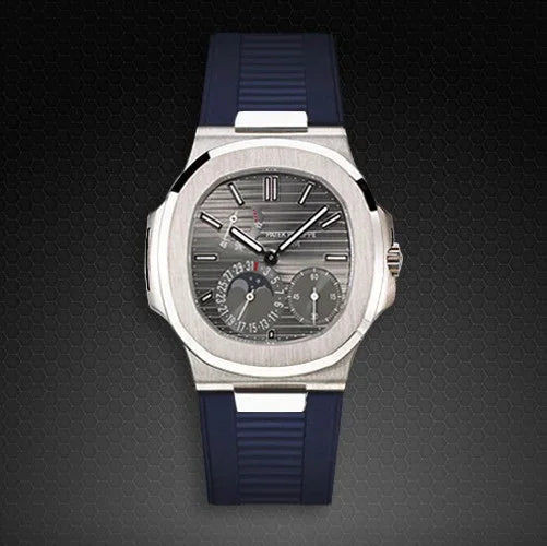 RubberB for Patek Philippe Nautilus - Navy Blue PK77 Strap - detail