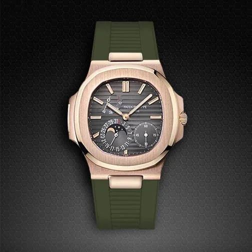 Rubber B strap PK77 for Patek Philippe Nautilus