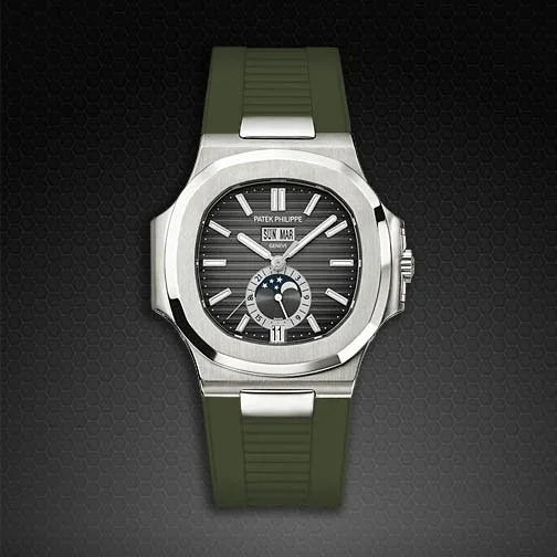 Rubber B strap PK77 for Patek Philippe Nautilus