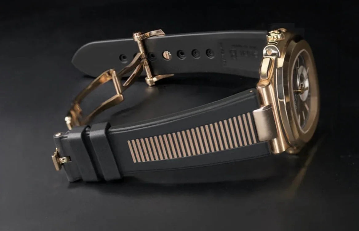 RubberB for Patek Philippe Nautilus - Goldmatic PK77 Strap - detail