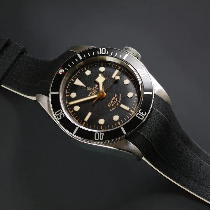 RubberB T800 for Tudor Black/Sand Strap - view 4