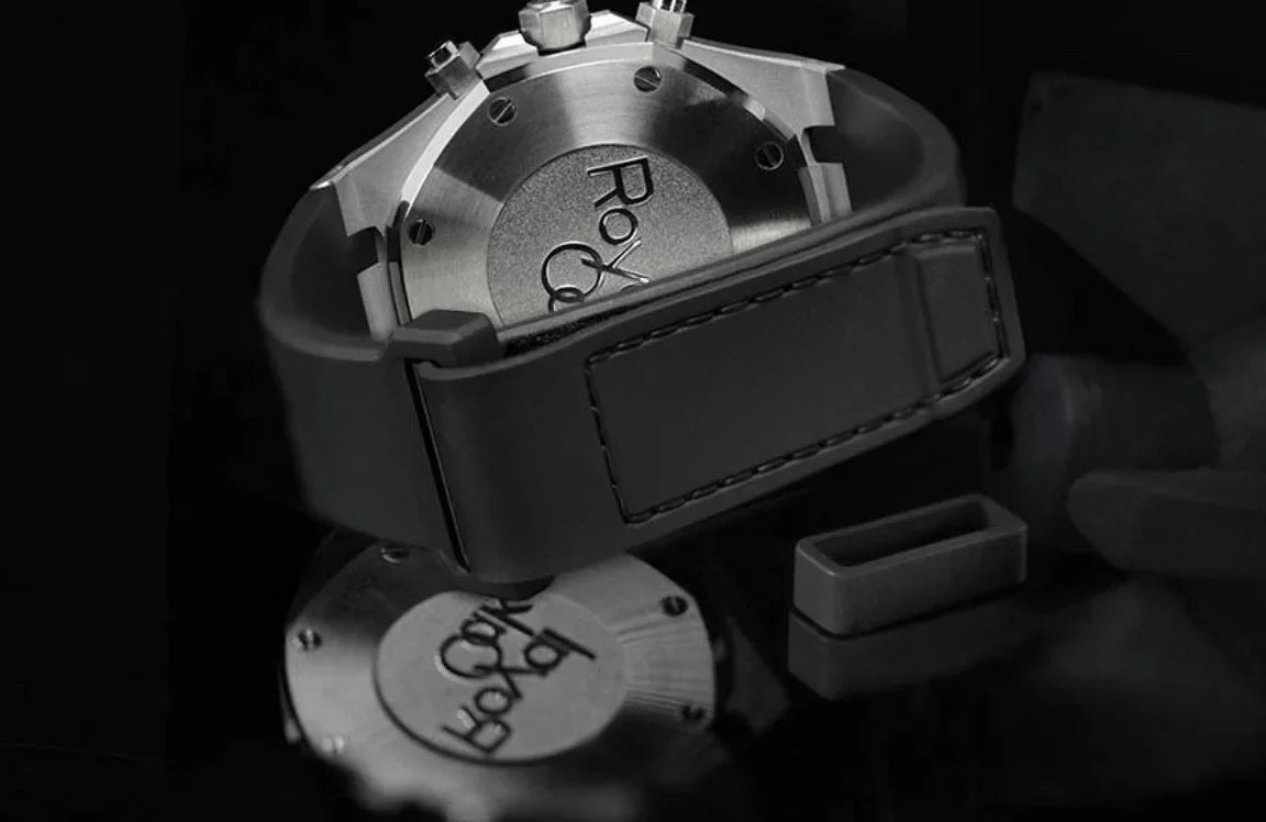 Rubber B Strap for Audemars Piguet Royal Oak 41mm on Strap - APV41 Velcro S - view 3