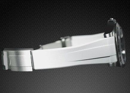 RubberB M105 White Strap - detail