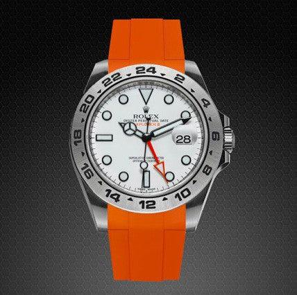 RubberB M105 Orange Strap - detail