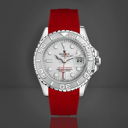 Rubber B Strap M317 Red with buckle - detail