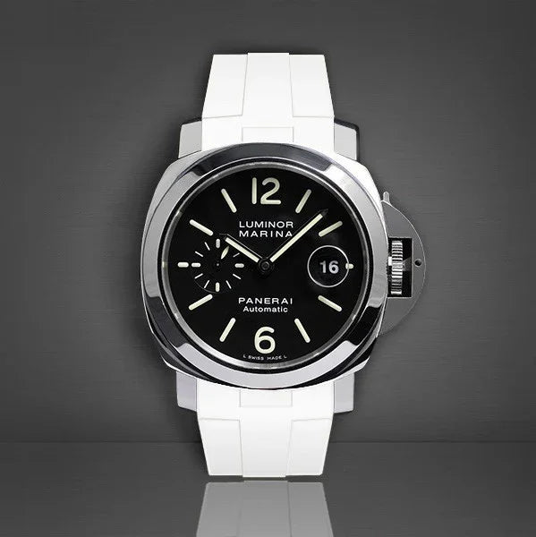 RubberB Strap P210 Luminor 44 mm White - detail