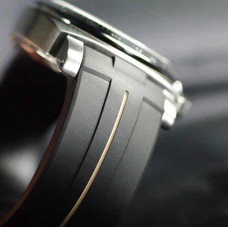 RubberB Strap P210 Luminor 44 mm Black/Tan - view 3