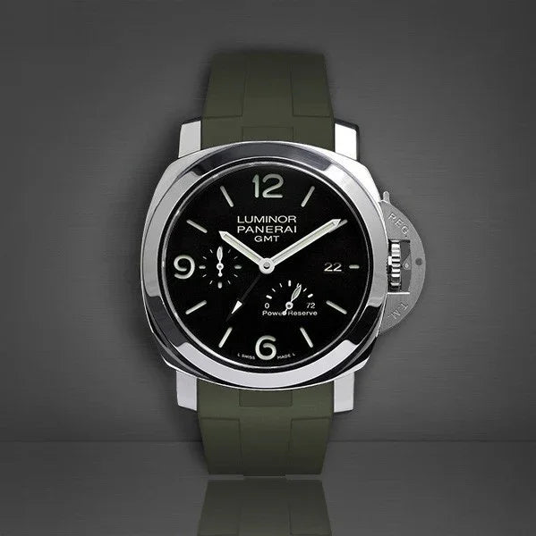 RubberB Strap P220 Military green Luminor 44 mm 1950 Type I - detail