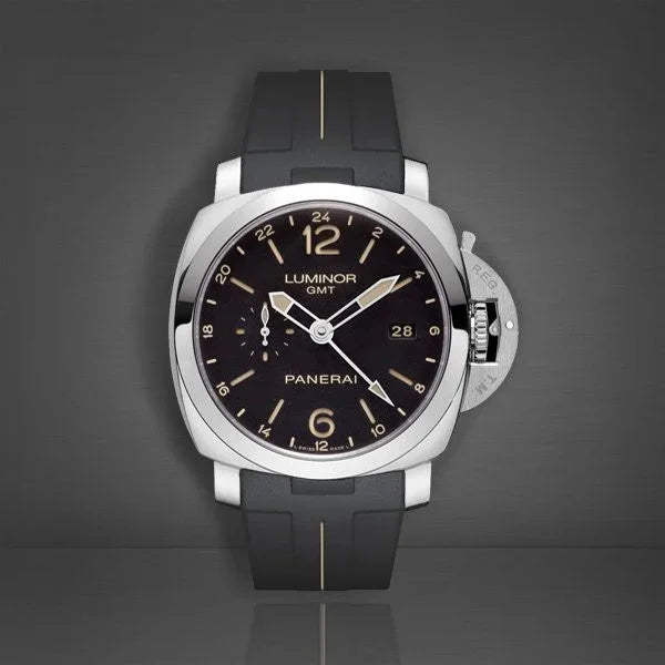 RubberB Strap P220 Black/Sand Luminor 44 mm 1950 Type I - detail