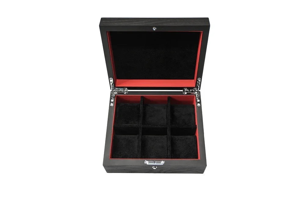 KronoKeeper Black Ash 6 Watch Box - watch box