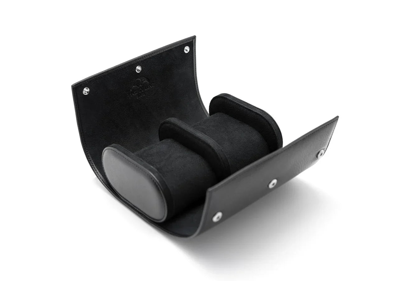 Phase De Lune Leather case - 2 watch - watch box
