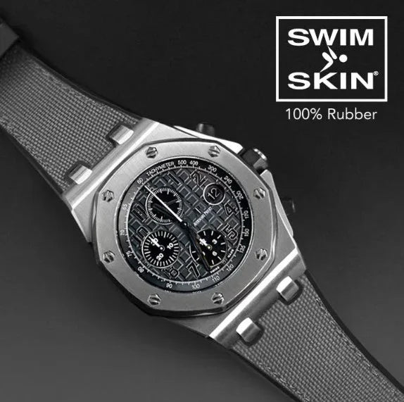 RubberB Sailcloth SwimSkin APC42 Grey Strap - detail