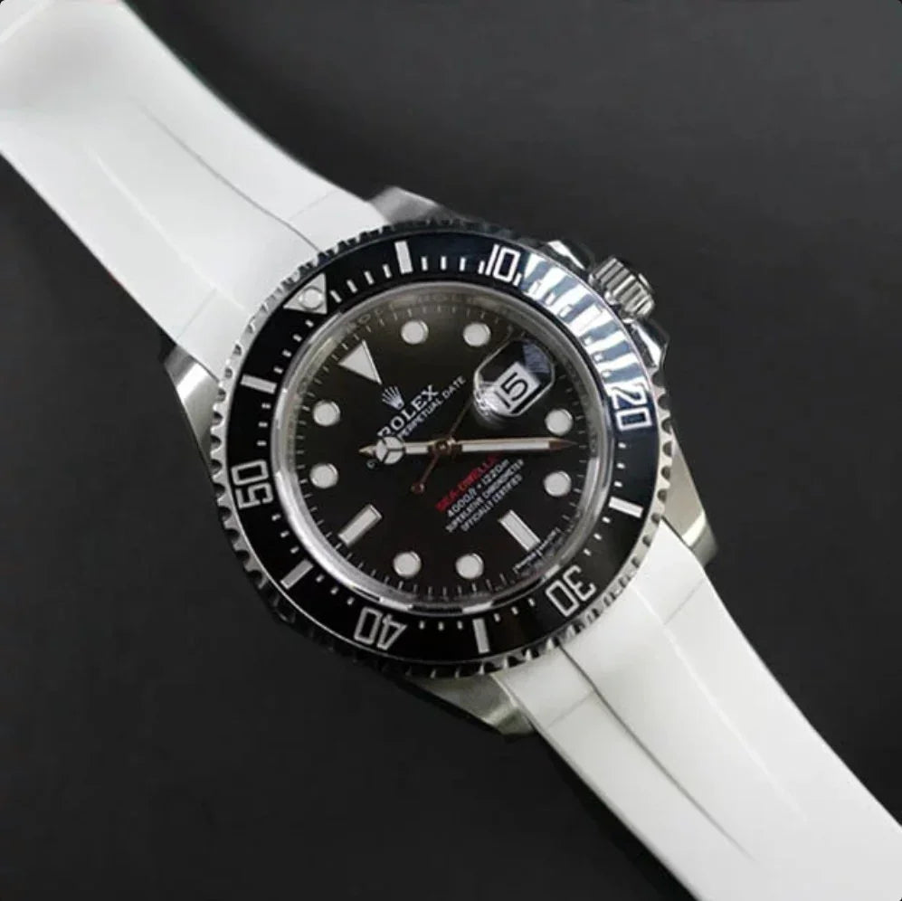 RubberB M113 White with buckle Strap - view 3