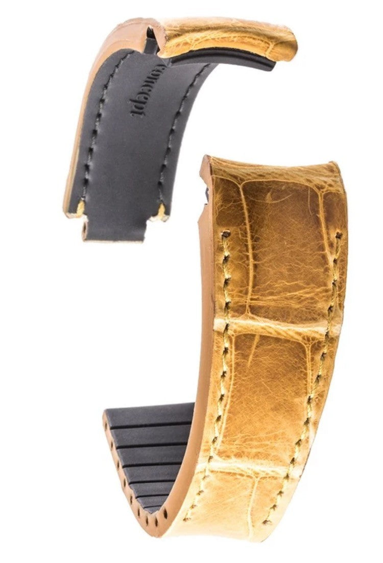 R-Strap - Alligator strap for Rolex - Honey