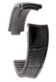 R-Strap - Alligator strap for Rolex - Black - alligator leather watch strap