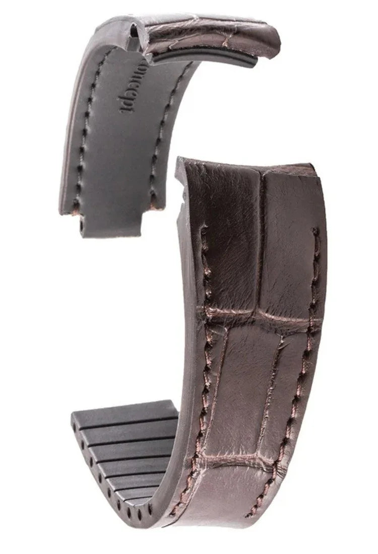 R-Strap - Alligator strap for Rolex - Brown - alligator leather watch strap
