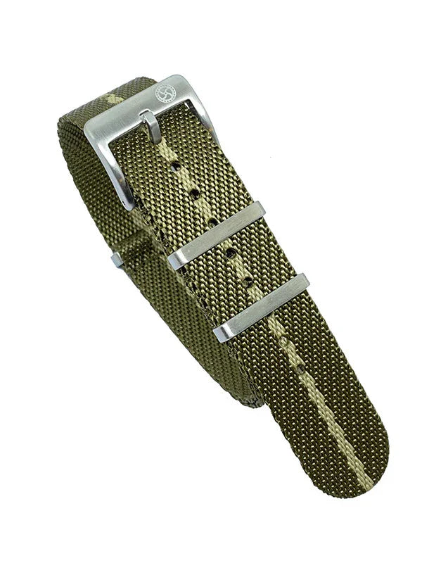 Premium NATO strap - Olive/Khaki - NATO nylon watch strap
