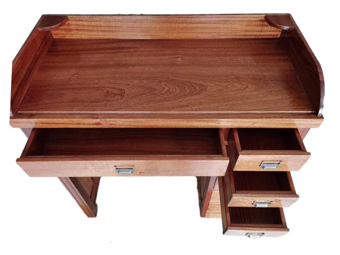 Solid sapele wood watchmaker bench - view 3