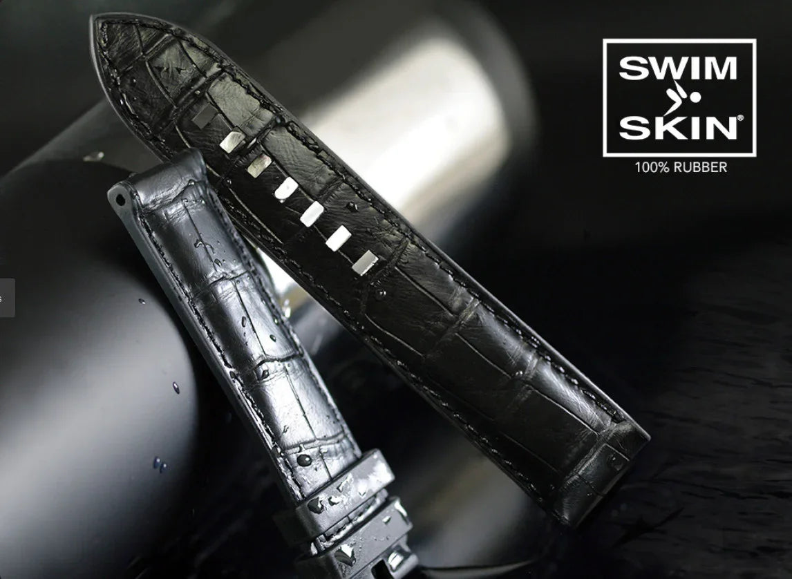 RubberB Alligator SwimSkin PS24 Black Strap - view 6
