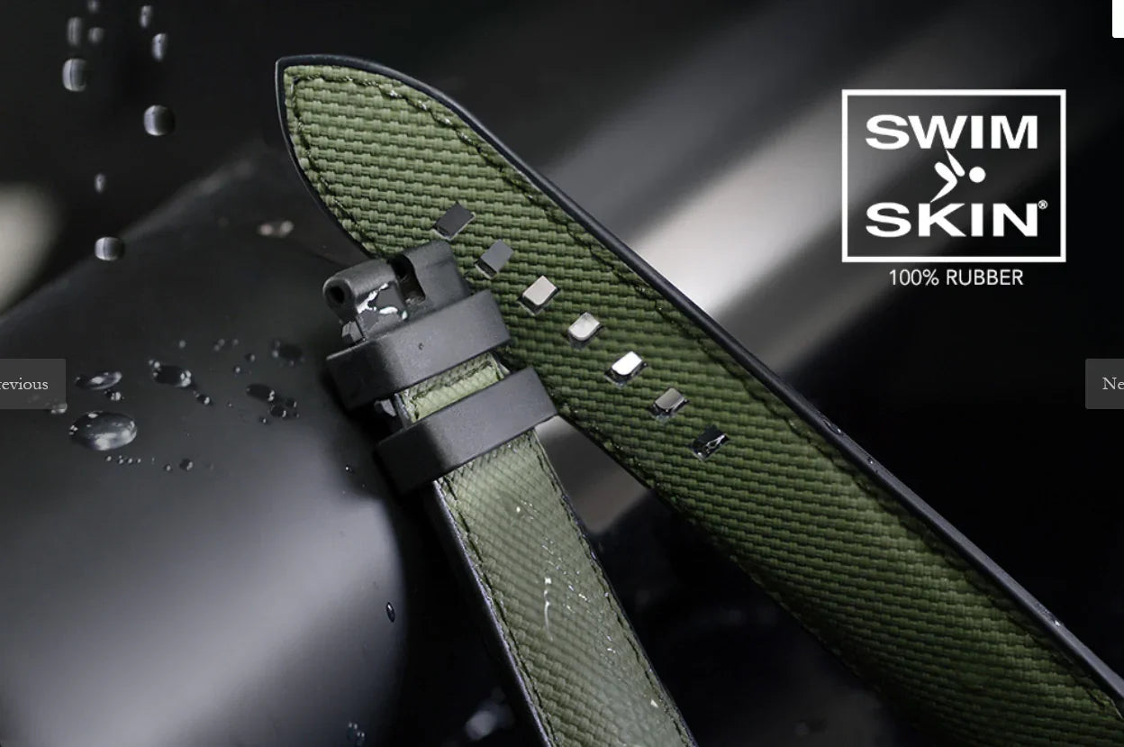 RubberB Ballistic SwimSkin PS24 Military Green Strap - view 5