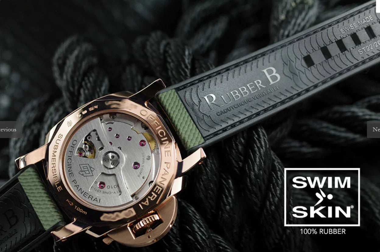RubberB Ballistic SwimSkin PS24 Military Green Strap - view 6