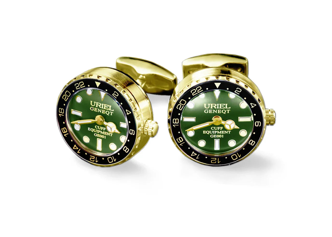 UG GMT Cufflinks - Green - watch accessory