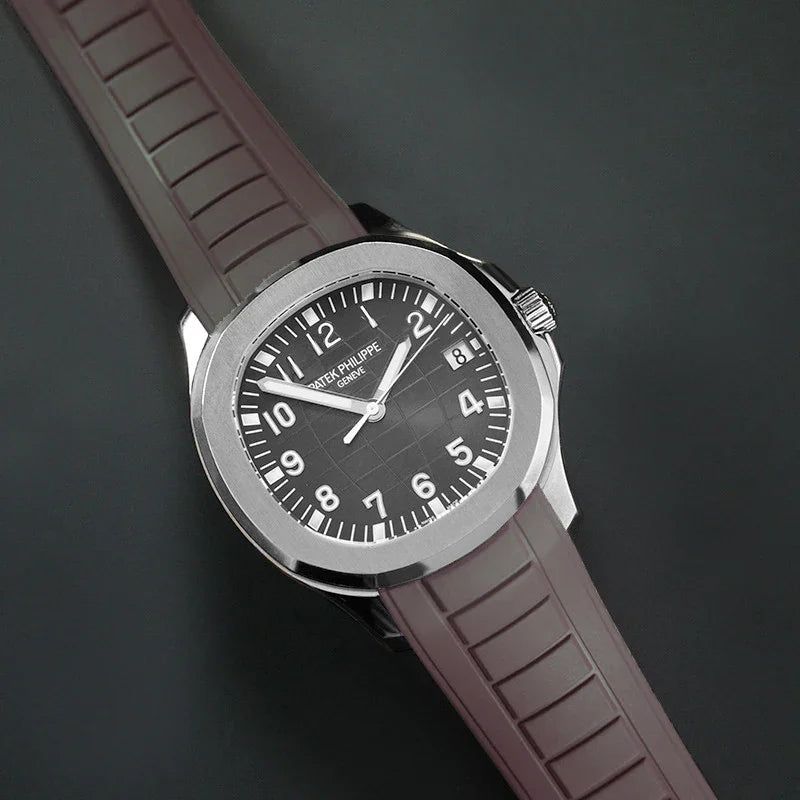 RubberB PK22 - Espresso Brown Strap - detail